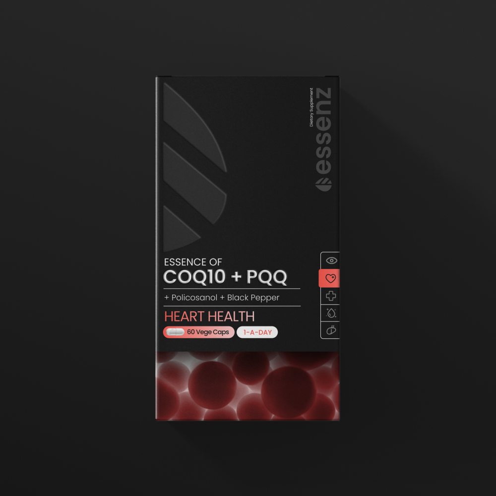 HEART HEALTH ESSENCE 60 CAPS (COQ10+PQQ +EXTRA)