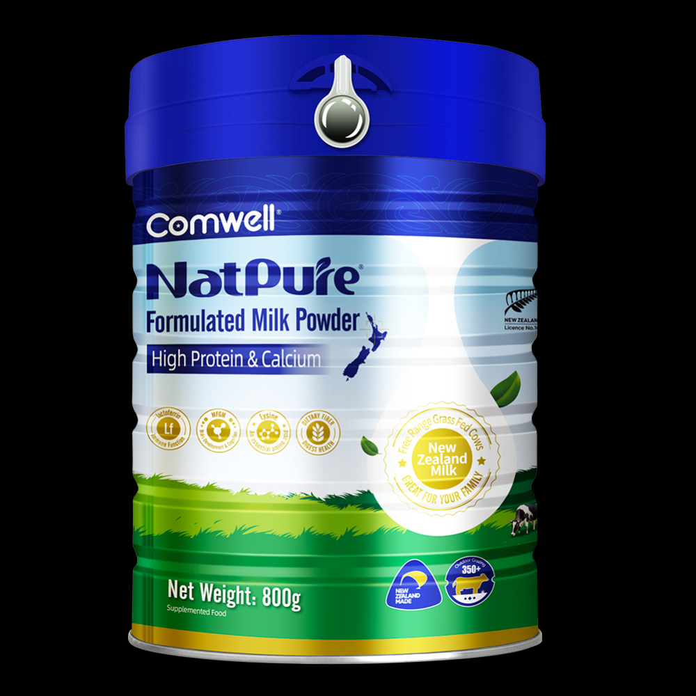 Comwell Natpure Formulated Whole Milk Powder 800g (6 Cans/box) for $268 including shipping fee