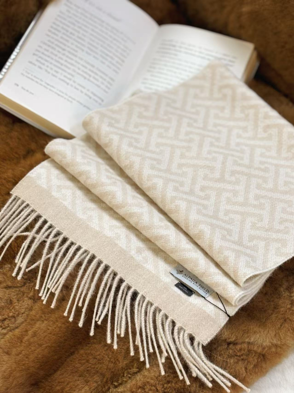 Alpaca Field FINDI Scarf Black