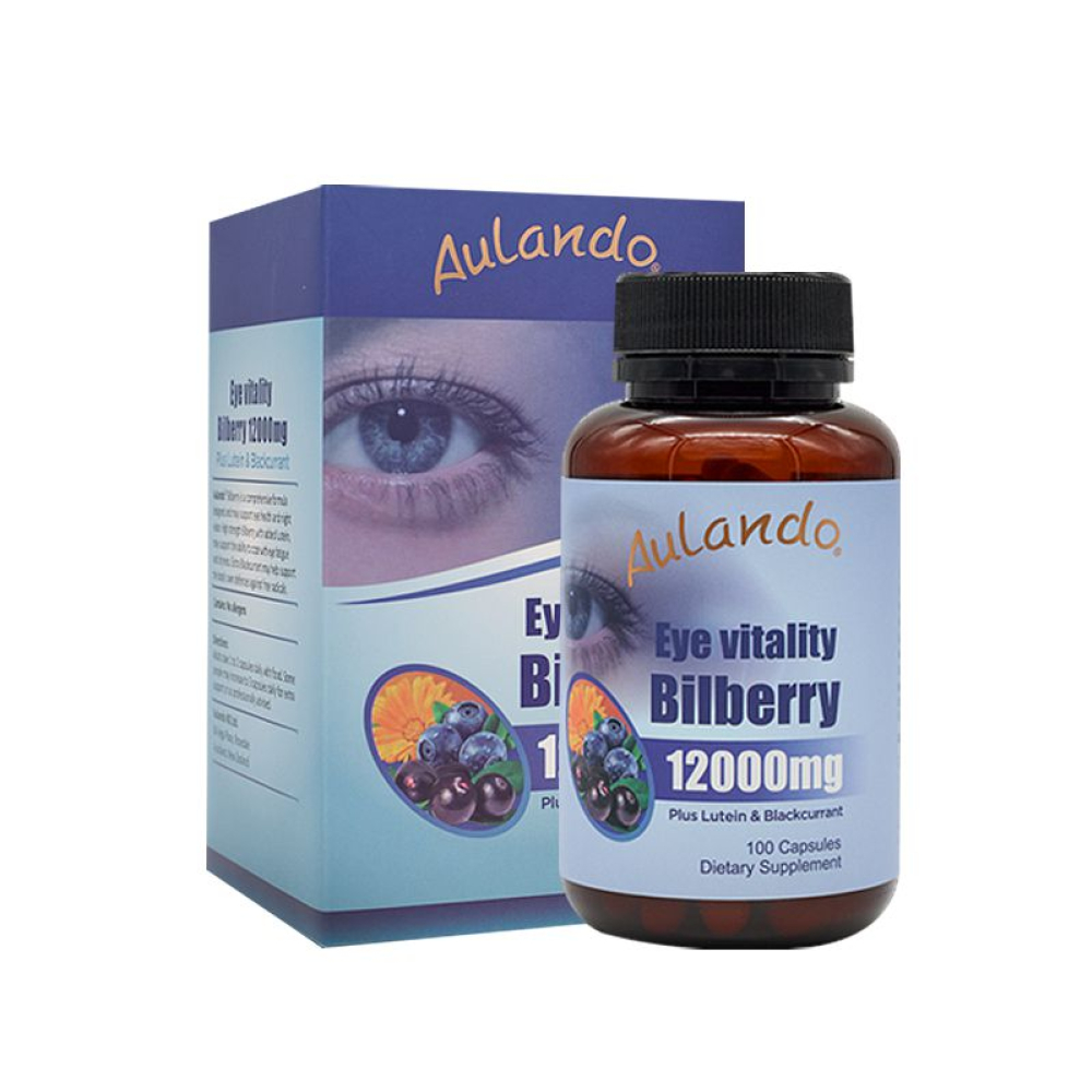 Aulando Eye Vitality Bilberry 12000mg 100 caps